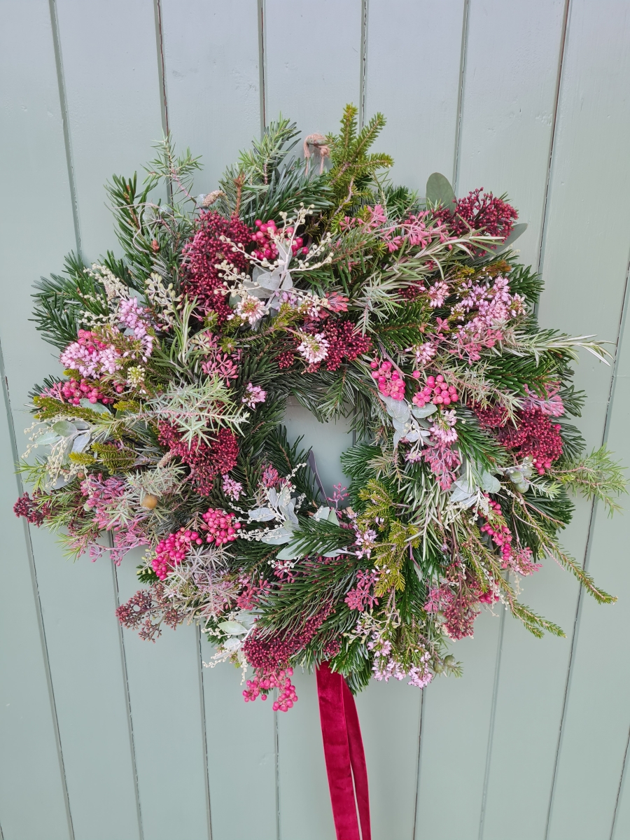 Winter Mix Door Wreath